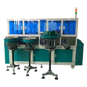 Straight liquid pen automatic filling assembly machine